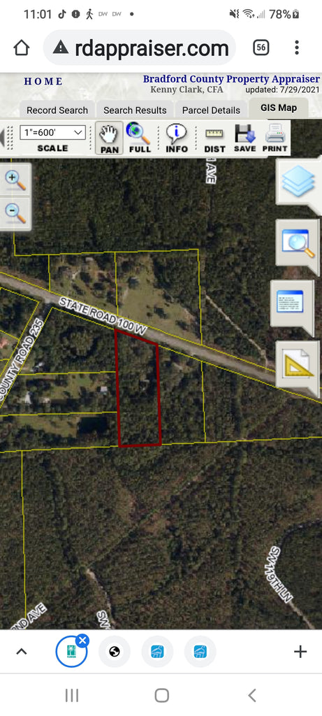 How I am clearing the title for 5 acres at 12654 State Road 100 Lake Butler Florida 32054